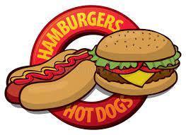 hamburger/hot dog